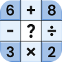 icon Crossmath Games - Math Puzzle