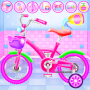icon Girl Bike Fix & Washing Salon for iball Slide Cuboid