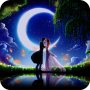 icon Romantic theme: Moonlight Night Romance HD thames for iball Slide Cuboid