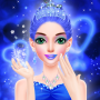 icon Blue Princess - Makeover Games : Makeup Dress Up for Samsung S5830 Galaxy Ace
