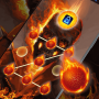 icon (FREE) Fire Flame Skull - App Lock Master Theme