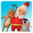 icon Talking Santa Claus and Santa Helpers 1