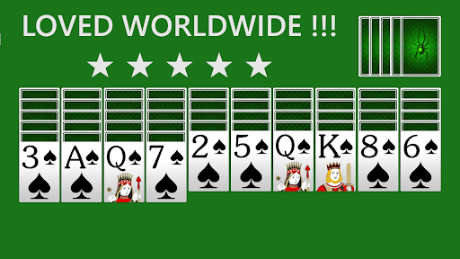 Spider Solitaire: Large Cards!