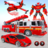 icon Fire Truck Robot Car Game 123