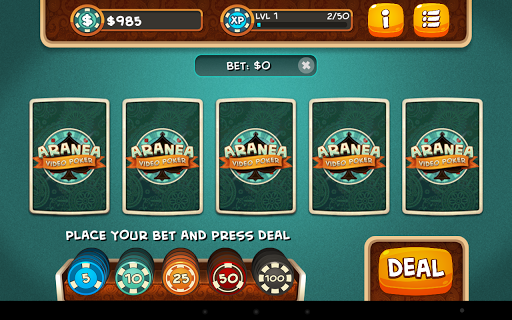 Video Poker - Aranea