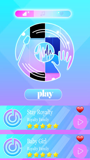 The Royalty Family Piano Game Tiles