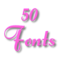 icon Free Fonts 50 Pack 6