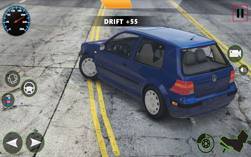 Extreme City Car Drive Simulator 2021 : VW Golf