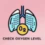 icon Check Oxygen Level In Body, O2 Level Checker App