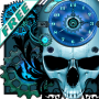 icon Steampunk Skull Clock 