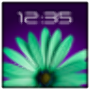 icon Rotating flower with Clock