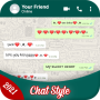 icon Chat Styles: Stylish Fonts & Keyboard for WhatsApp for oppo F1