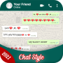 icon Chat Styles: Stylish Fonts & Keyboard for WhatsApp for tecno F1