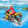 icon Water Surfer Racing In Moto