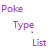 icon Poke Type List 1.1