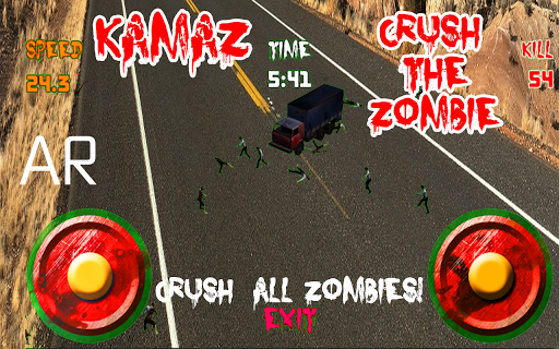 Kamaz Crush the Zombie