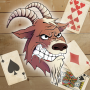 icon Card Game Goat