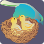icon Mommy bird and her chick for Huawei MediaPad M3 Lite 10