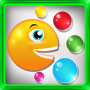 icon smiley bubble pop game