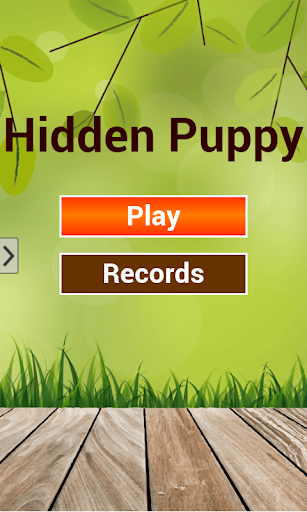 Puppy hidden