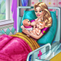 icon Pregnant Mother And Baby Twin Nursery Game for iball Slide Cuboid