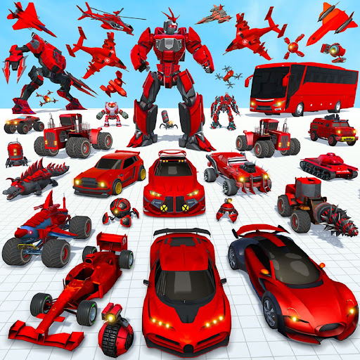 Bus Robot Car Game: Robot Game