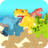 icon Blocky Dino Park: Dinosaur Arena 0.4