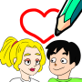 icon Drawing games-Draw Happy Life-