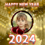 icon New Year 2024 Photo Frame for intex Aqua A4