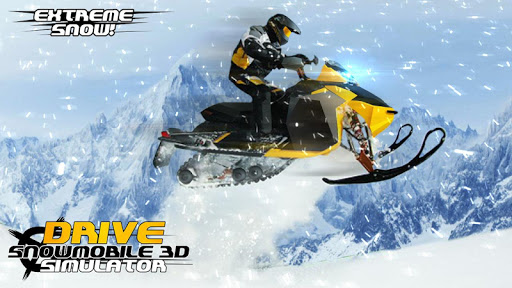 Drive Snowmobile 3D Simulator