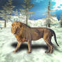 icon Angry Lion Winter Attack