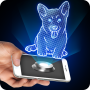 icon Hologram 3D Dog Simulator