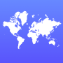 icon WORLD MAP: Geography Quiz, Atlas, Countries