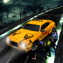 icon Halloween Night Taxi Driver 3D