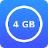 icon 4 GB RAM Memory Booster 6.4.2