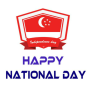 icon Singapore National Day GIF Greeting Cards