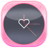 icon Pink Love Clock Widget 6.1.0