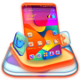 icon Abstract Color Tiles Theme Launcher