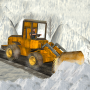 icon Snow Plow Rescue Truck