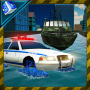 icon Sea Water Police Car Driver