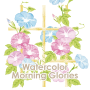 icon Watercolor Morning Glories