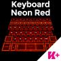 icon Keyboard Neon Red