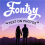 icon Fontsy: Write on Pictures Free | Text on Photos for iball Slide Cuboid