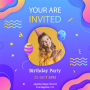 icon Birthday Invitation Maker for iball Slide Cuboid