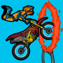icon Risky Rider Racing On Bike