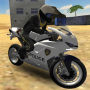 icon Police Motorbike Desert City