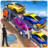 icon NYPD Police Car Transporter Trailer 3D 1.0