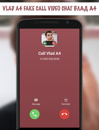 Vlad A4 Fake Call Video - Chat with Влад А4