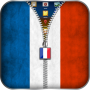 icon France Flag Zipper Lock for oppo F1