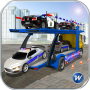 icon City Police Car Transport Truck